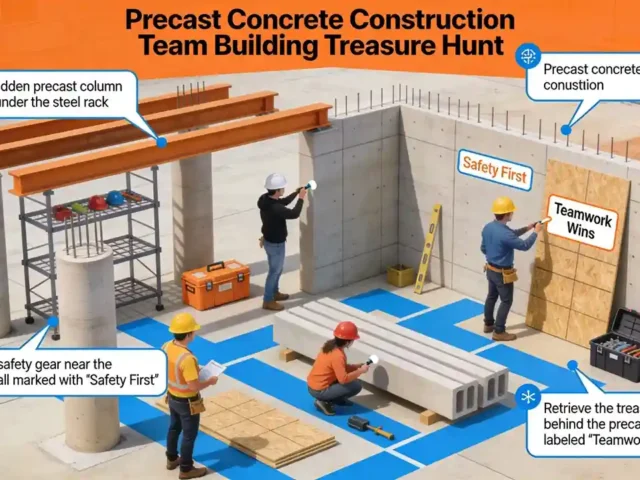 Treasure Hunt for Team Building in Precast Concrete Construction