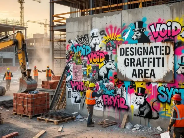 How Banksy’s Designated Graffiti Area  Shoreditch Shapes Urban Build Sites