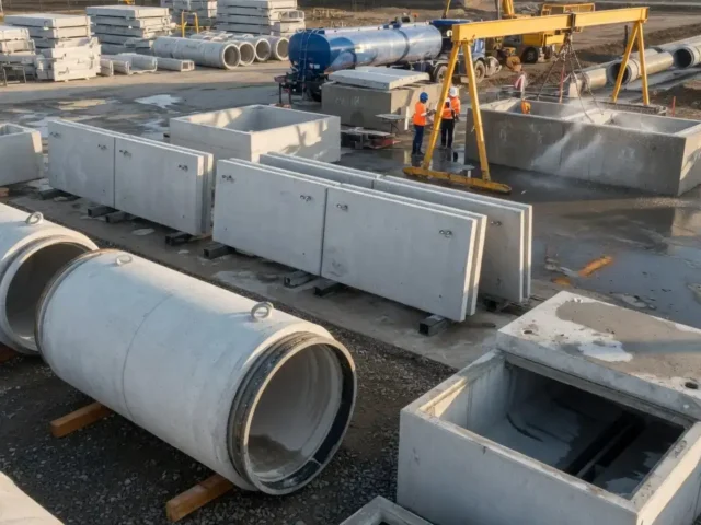 Building Materials New Water Infrastructure Reveals for Precast
