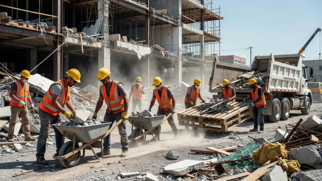 construction debris removal​