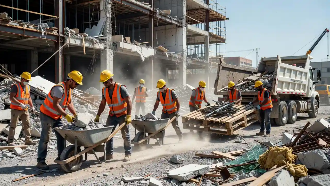 construction debris removal​