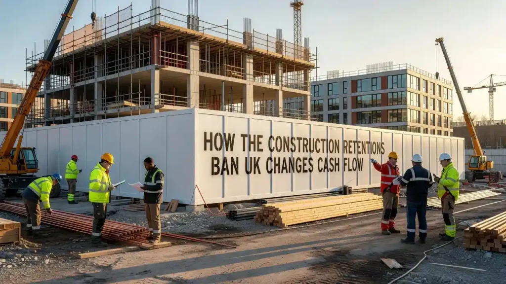 construction retentions ban uk