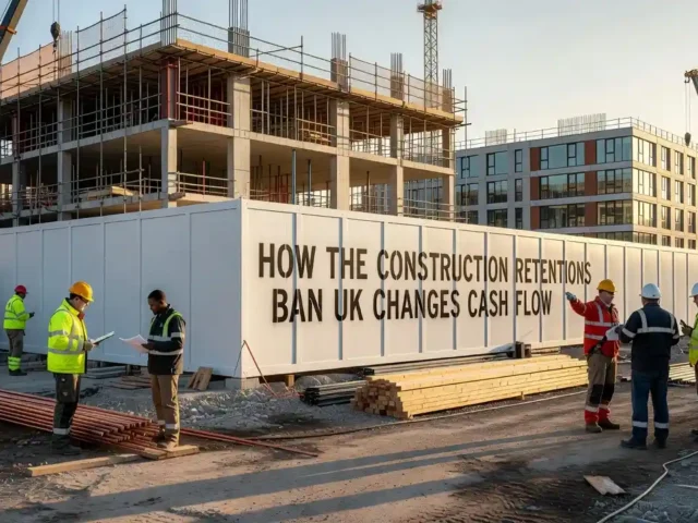 How the Construction Retentions Ban UK Changes Cash Flow