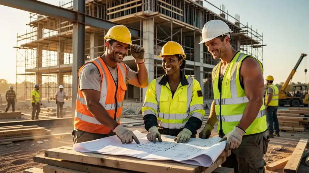 how much does a construction worker earn​