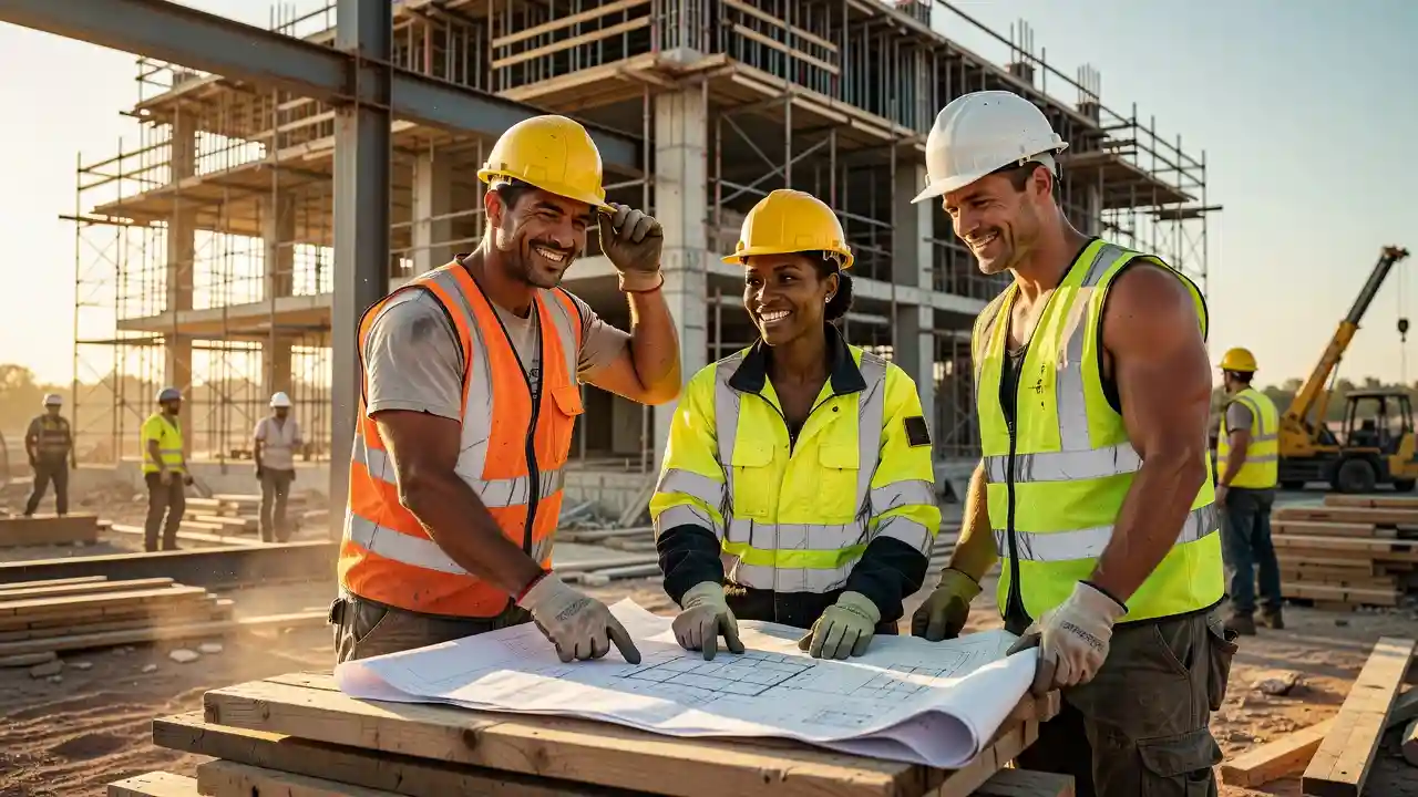 how much does a construction worker earn​