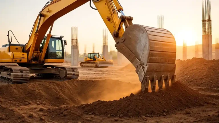 how to excavate a construction site​