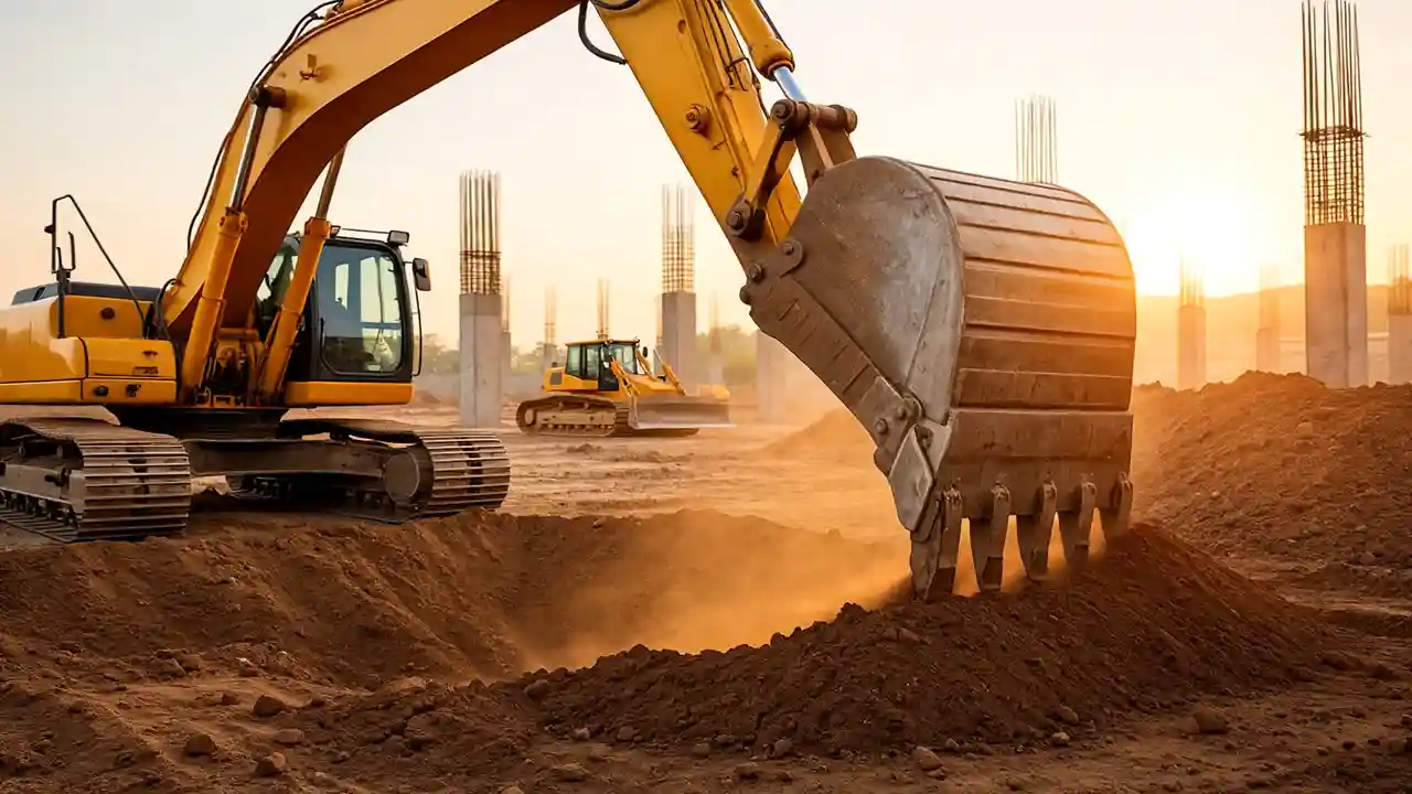 how to excavate a construction site​