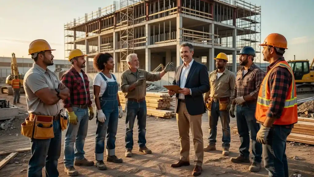 how to hire construction workers​