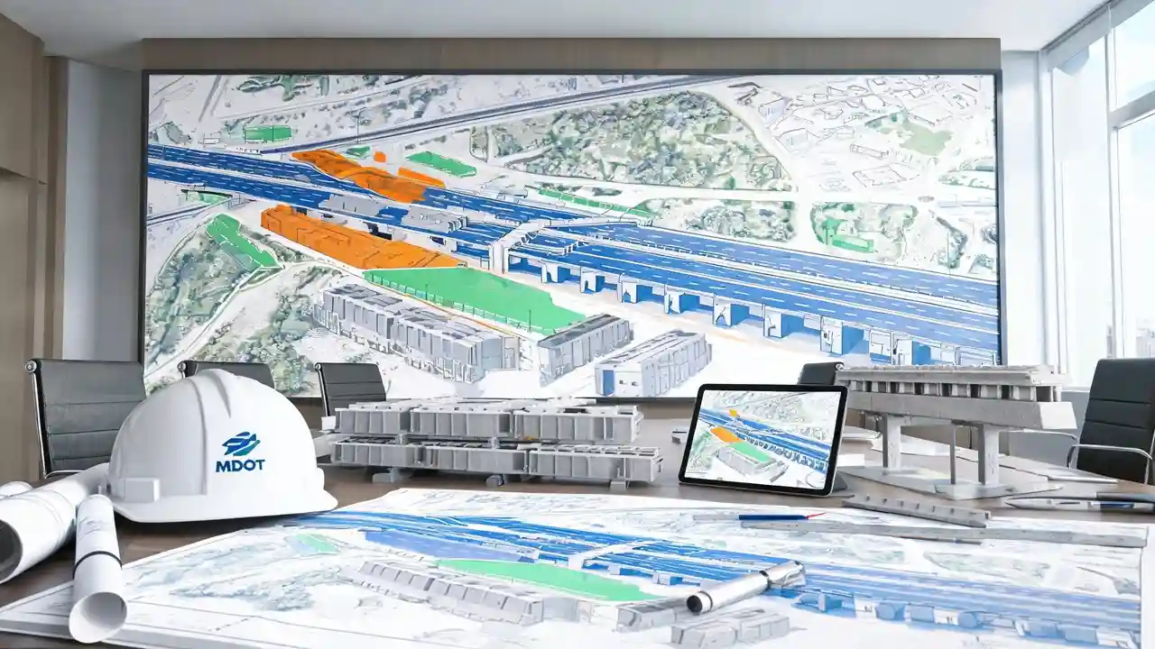 mdot construction map