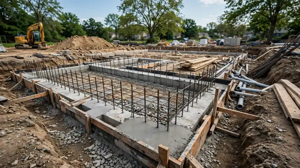 new foundation construction​