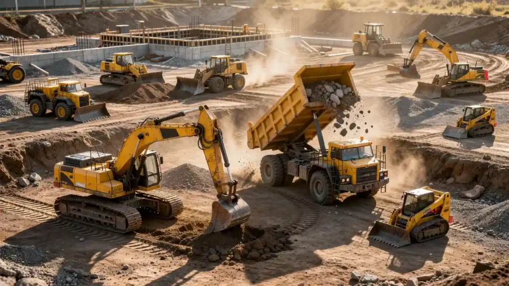 rc trucks construction equipment​