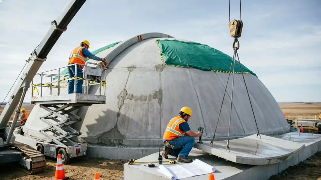 How Do Domes Distribute Weight in Buildings