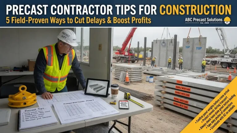 Precast Contractor Tips For construction