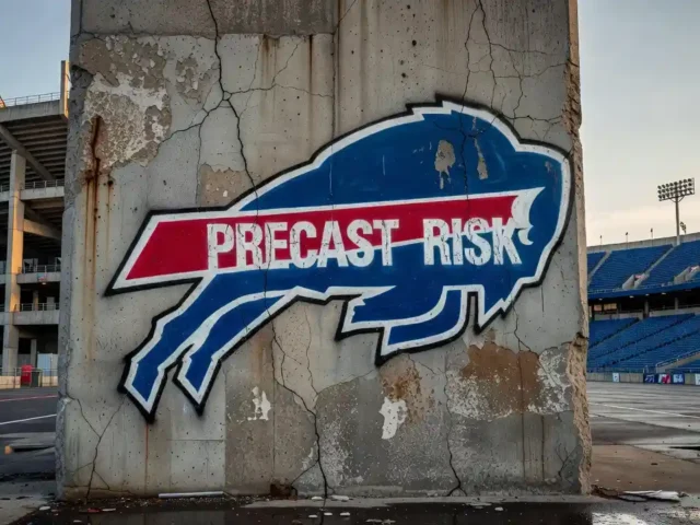 Buffalo Bills Stadium Graffiti Exposes Precast Risk