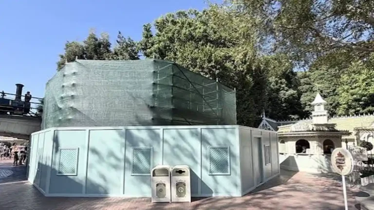 disneyland entrance construction update
