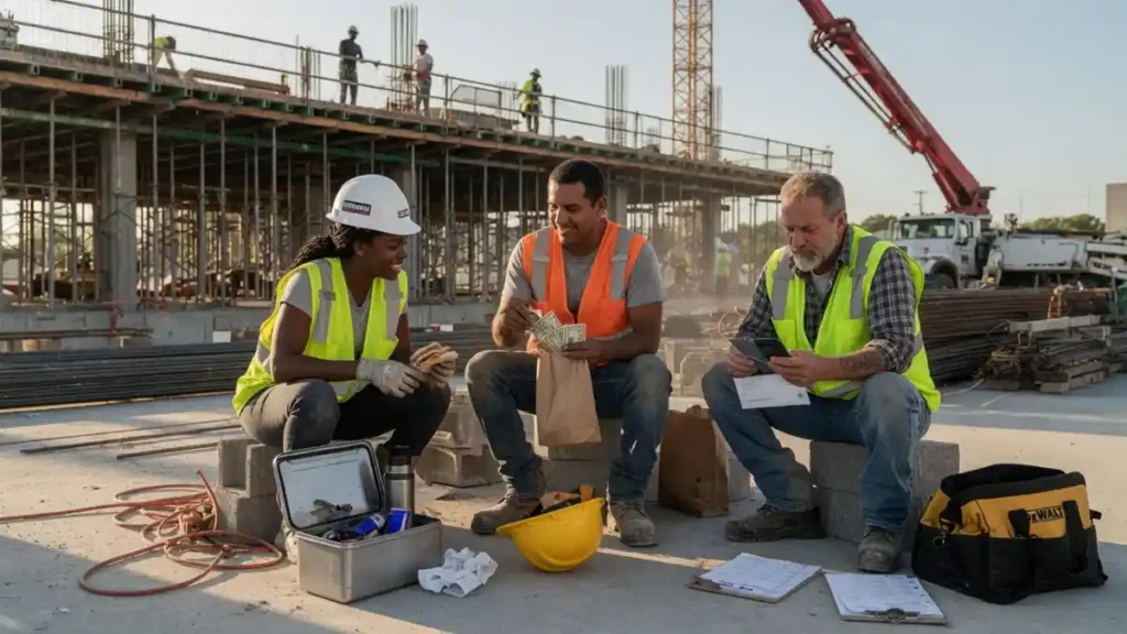 how much do construction workers make