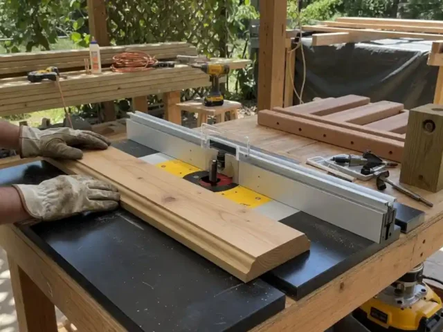 How to Use a Router Table for Outdoor Builds