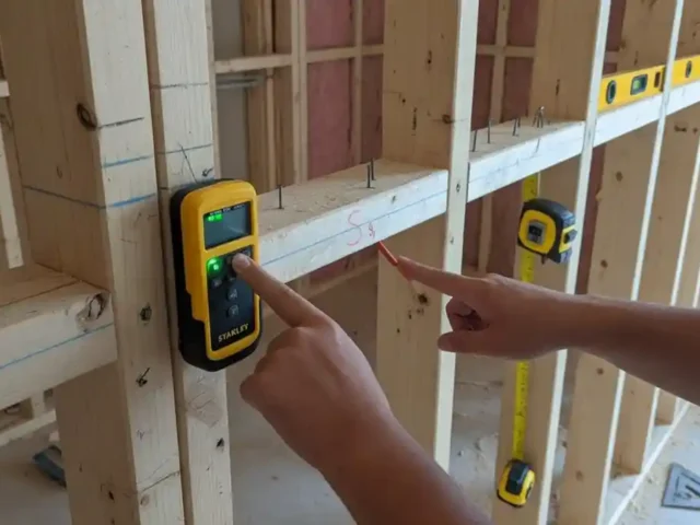 How to Use a Stud Finder Before You Frame