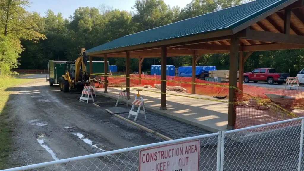 legal notice open shelter area summit metro parks construction