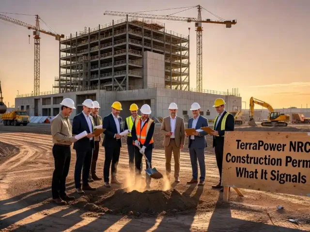 TerraPower NRC Construction Permit It Signals