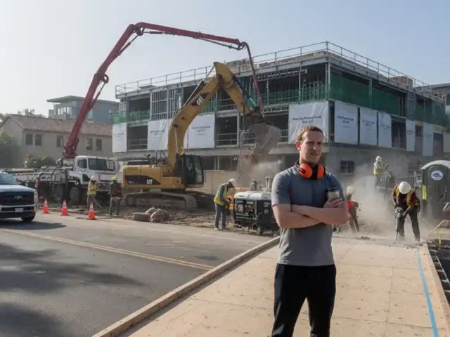 Zuckerberg Palo Alto Construction Noise