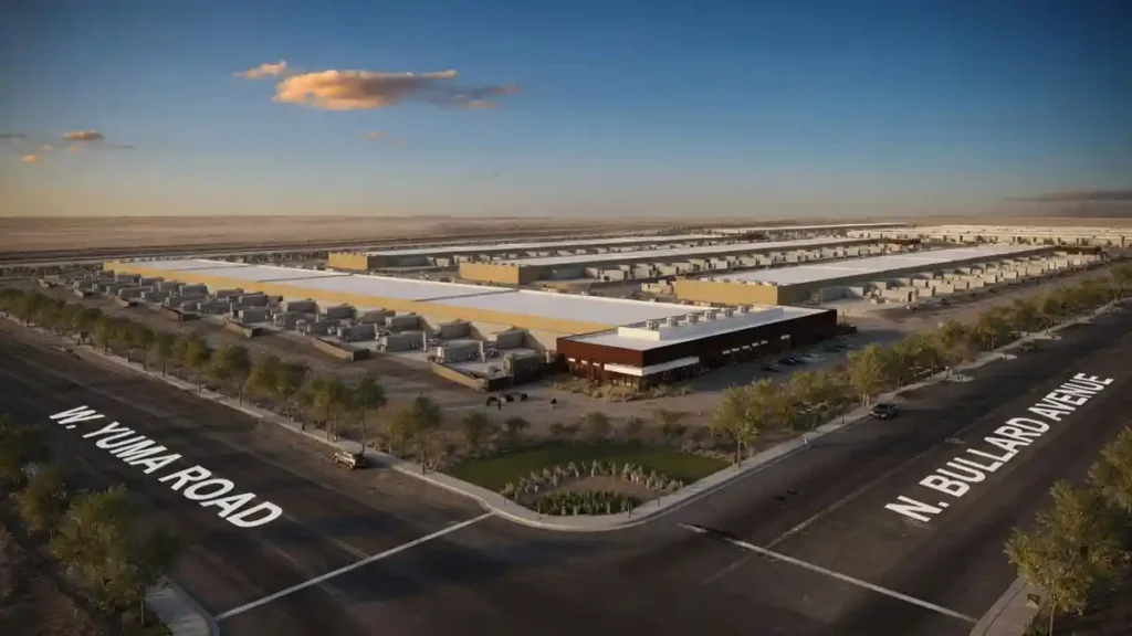 compass datacenters goodyear project timeline 2025 2026