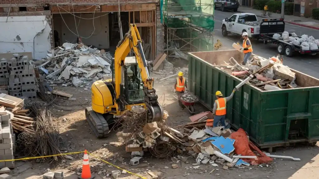 construction debris