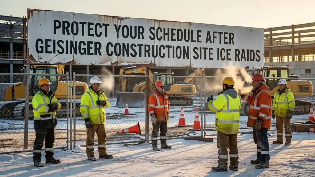 geisinger construction site ice