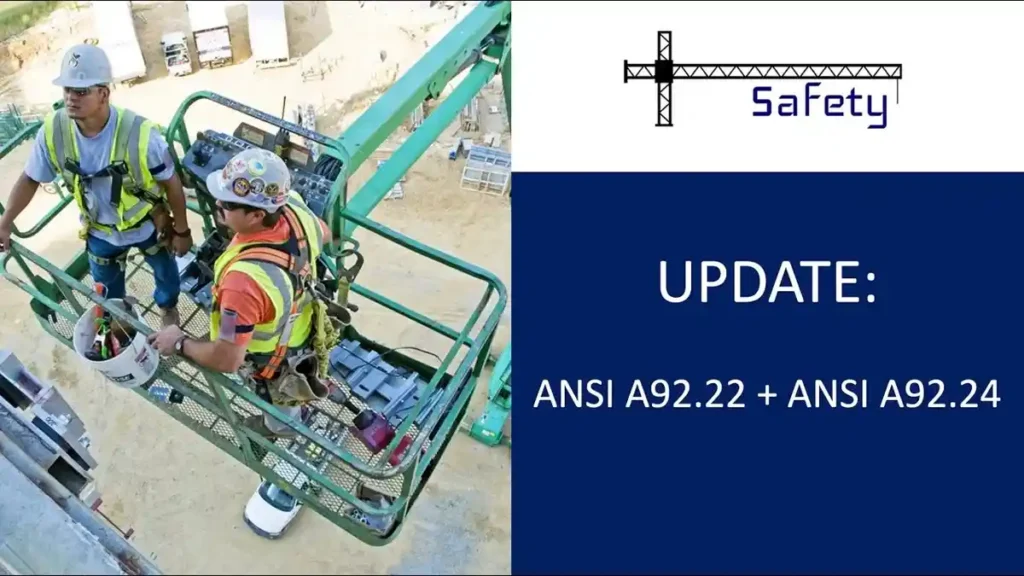 insulated aerial work platform technical specifications ansi isea standards