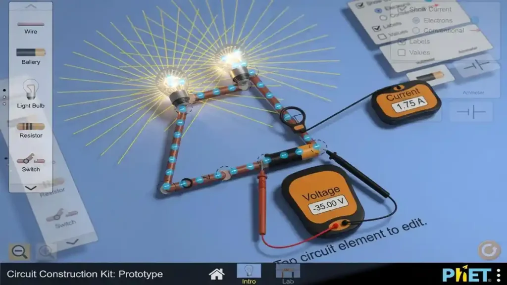 phet circuit construction kit