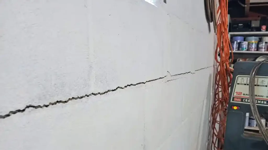 crack in basement