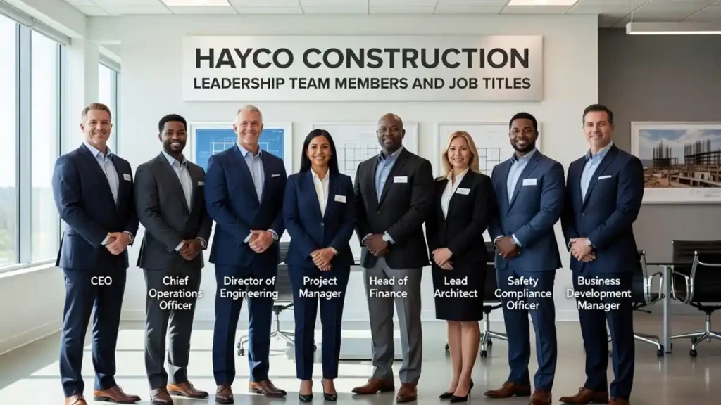 hayco construction leadership team members