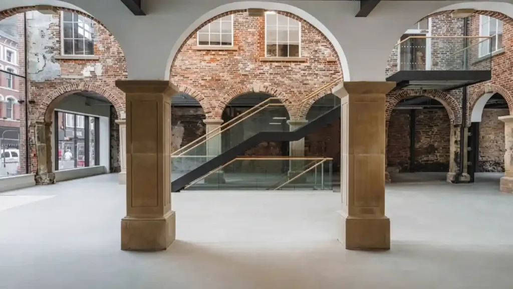 post and beam construction cloth hall lancashire
